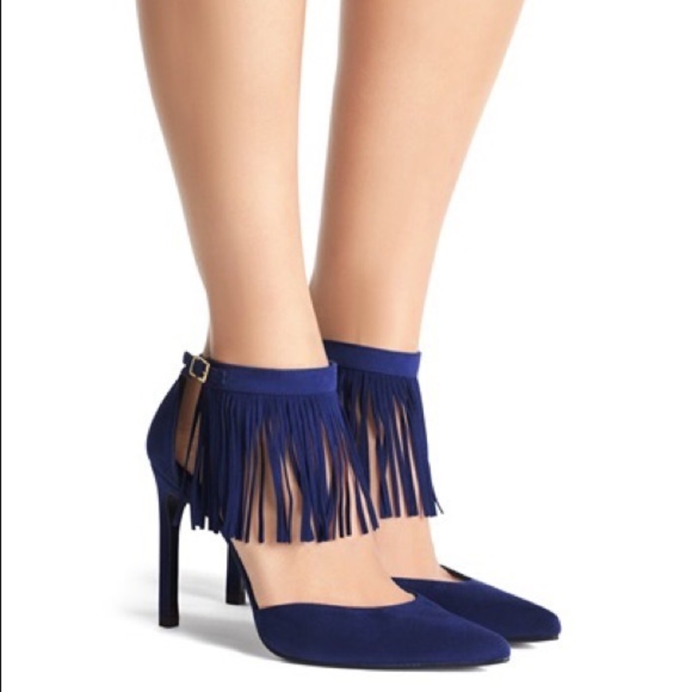 Stuart Weitzman Fringelica Heels